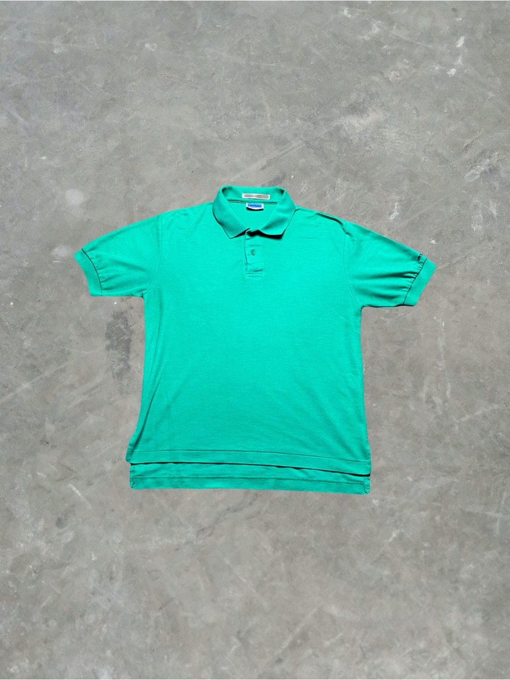 Vintage 80s Levis Kelly Green Polo Shirt Mens Size M Made In Korea Preppy Casual